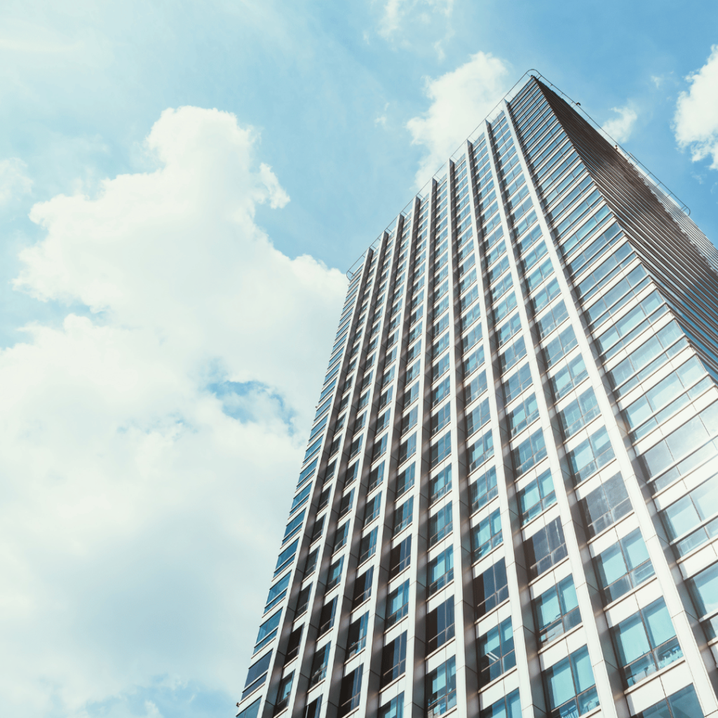 a tall building with many windows